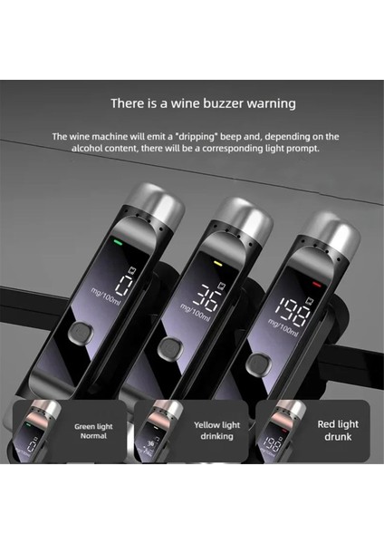 Taşınabilir Alkol Test Cihazı LCD Ekran Sarhoş Sürüş Testi Breastyzer Alkol Dedektörü Geçici Park Numarası Plakası (Yurt Dışından) fiyatları