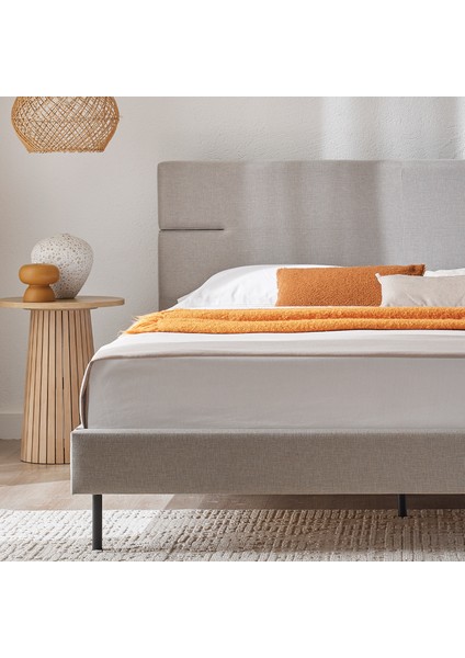 Baseup Başlıklı Karyola - Taş modelleri