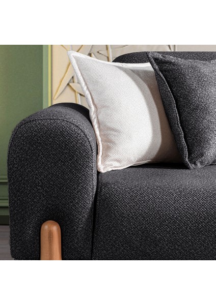 Class Bohem Koltuk Takımı 3+1 Antrasit indirimleri