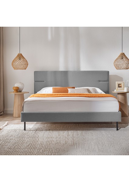 Baseup Başlıklı Karyola - Antrasit fiyatları