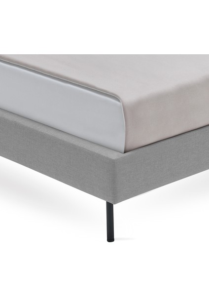 Baseup Başlıklı Karyola - Antrasit