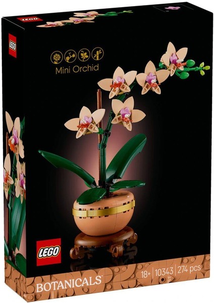 10343 LEGO Iconic Botanicals Mini Orkide 274 Parça +18 Yaş