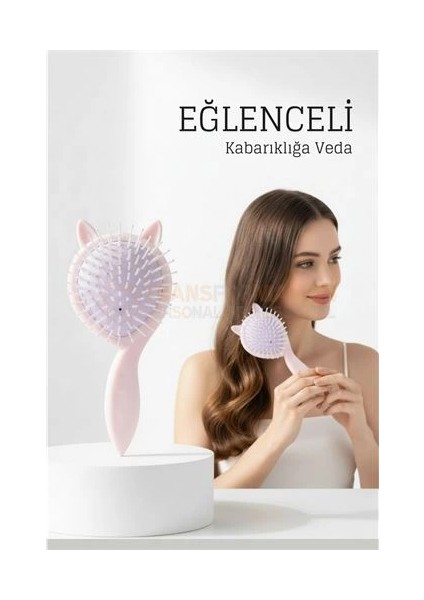 Bfs Doğal Antistatik Hava Yastıklı Saç Fırçası - Dolaşık Saç Açıcı Tarak