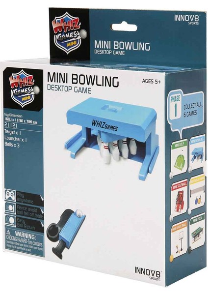 Masaüstü Mini Bowling Oyunu – Stratejik Refleks Geliştiren Ofis ve Ev Oyunu fırsatları
