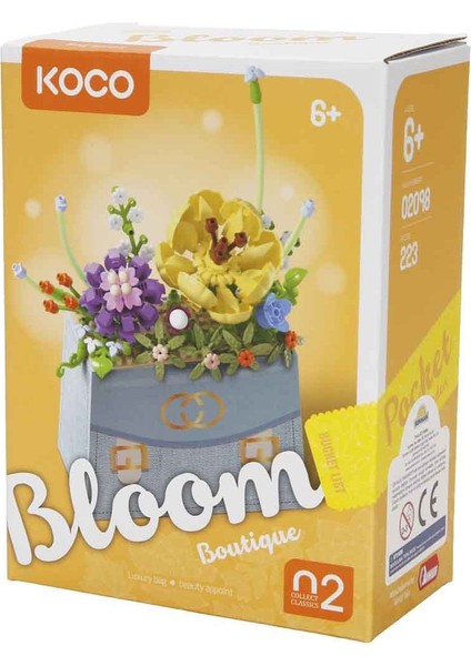 Bloom Boutique Çiçek Çanta Mini Blok Yapım Seti 223 Parça – Yetişkin ve Çocuk Dıy Dekorasyon fırsatları