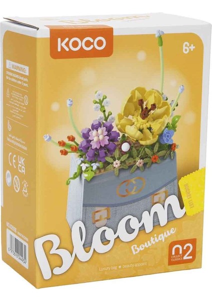 Bloom Boutique Çiçek Çanta Mini Blok Yapım Seti 223 Parça – Yetişkin ve Çocuk Dıy Dekorasyon indirimleri