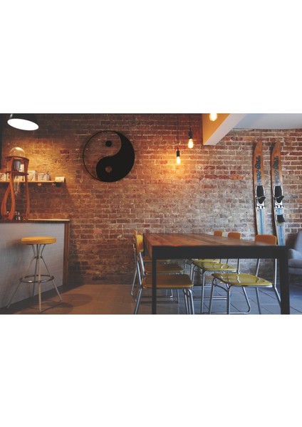 Duvar Dekorasyonu Mdf Yıng Yang Tablo Dekor