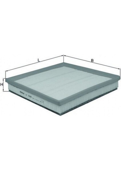 Xmpdby Hava Filtresi Astra J 1.4 16V-1.6 16V-2.0CDTİ Turbo 09-Cruze 09- 2.0 Cdi Süngerli