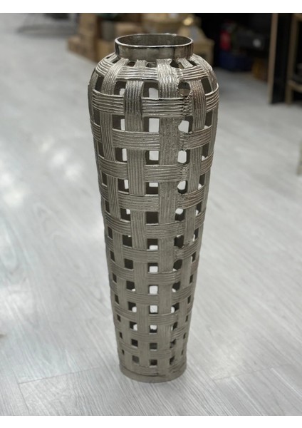 Pirinç Gümüş Vazo 70 cm