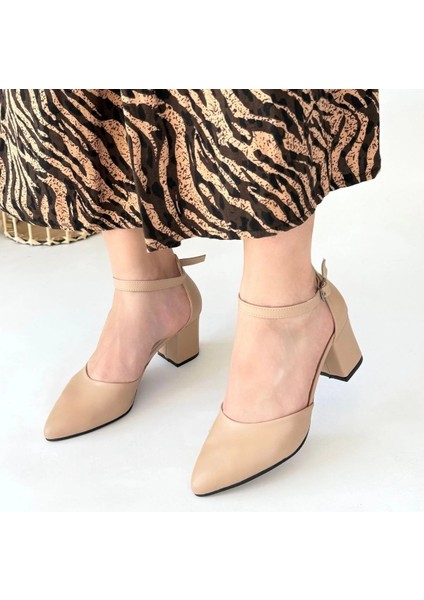 Mulen Nude Cilt Topuklu Ayakkabı fırsatları