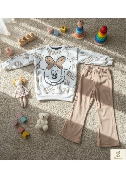 Minibohe Baskılı Eşofman Takımı Minnie