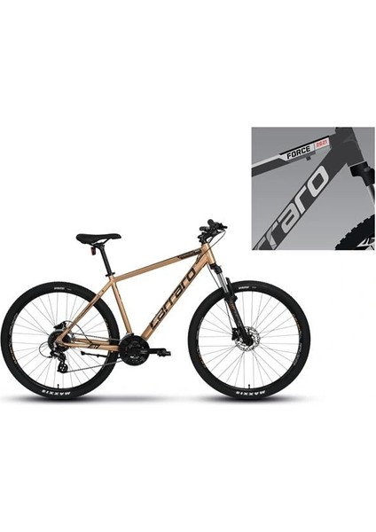 Force 950 Erkek Dağ Bisikleti 520H Hd 29 Jant 24 Vites Mat Antrasit Gri Kırmızı