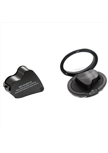 2pcs 30X 60X Işıklı Kuyumcular Loupe Büyüteç Katlanabilir Mücevher Büyüteç Parlak LED Aydınlatma ile Büyüteç (Yurt Dışından) fiyatları