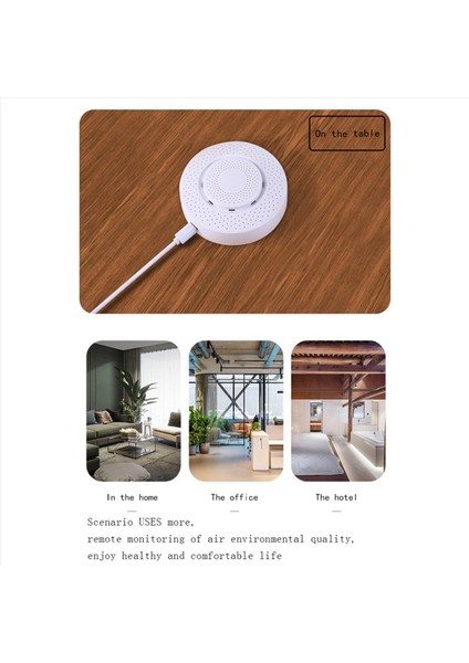 2x Zigbee Tuya 3 0 Hava Kalitesi Monitörü Hava Temizlikçisi 5 Arada 1 Formaldehit Voc Co2 Sıcaklık Nem Dedektörü Sensörü (Yurt Dışından) fırsatları