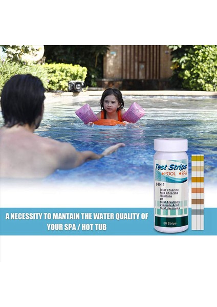 150PCS 6 Arada Yüzme Havuzu Ph Test Kağıdı Konurup Klor Ph Değeri Alkalinite Sertlik Testi Şerit Ph Test Cihazı (Yurt Dışından) indirimleri