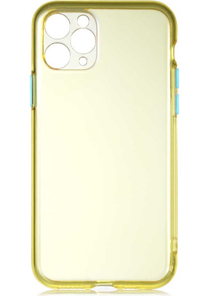iPhone 11 Pro Max Uyumlu Snel Bistro Kapak-Sarı