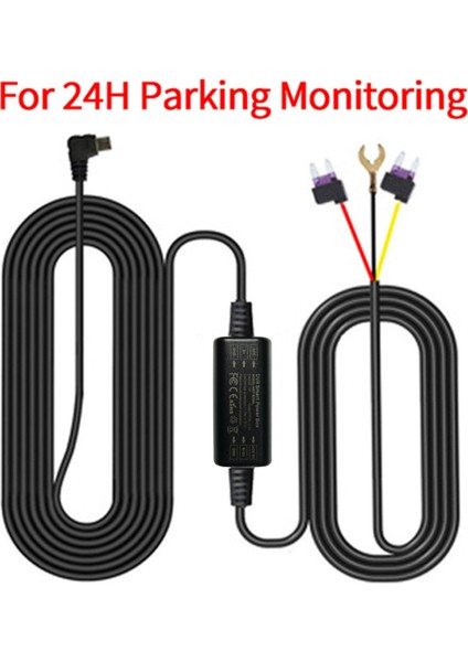 3 Metre Type-C Araba Hardwire Güç Kablosu 12/24V-5V Dönüştürücü – Otomobil Uyumlu Sürekli Güç Kaynağı, Park Modu Destekli Düşük Voltaj Korumalı Gizli Montaj Step-Down Kablo fırsatları