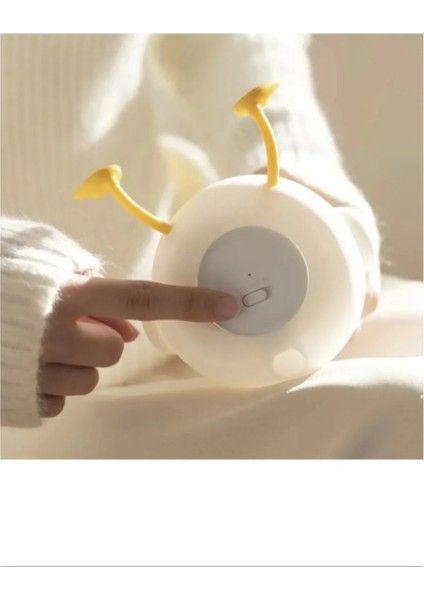 Ördek Figürlü Silikon Rgb Dokunmatik Gece Lambası USB Şarjlı Loş Işık modelleri