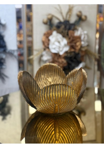 Telkari Gold Eskitme Mumluk