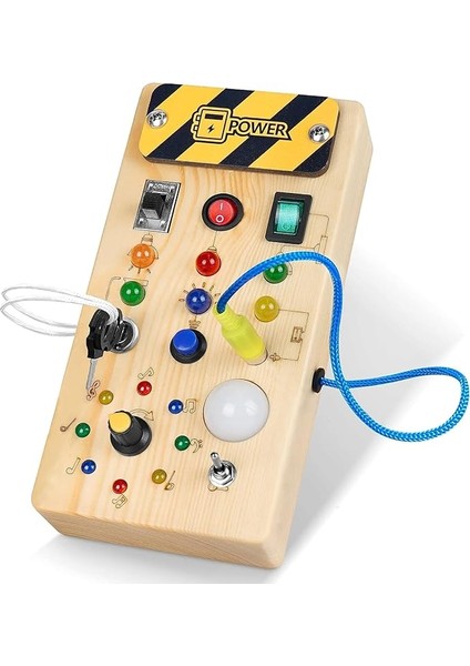 Montessori Işıklı Ahşap Pano