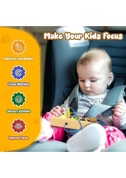 Montessori Işıklı Ahşap Pano modelleri