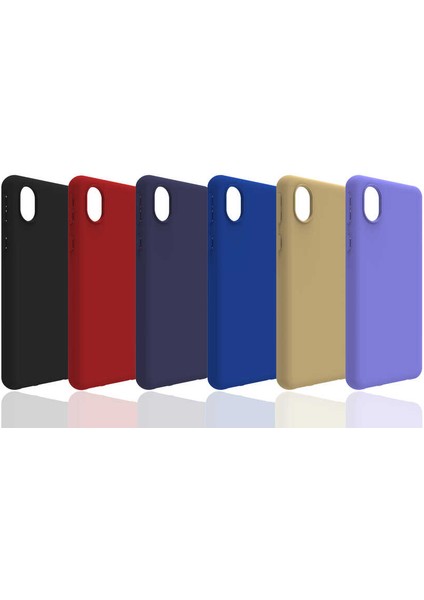 Galaxy A01 Core Kılıf Snel Biye Silikon-Gold fiyatları