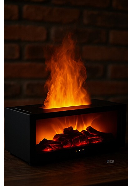 Şömine Görünümlü LED Işıklı Aroma Difüzör & Hava Nemlendirici | Uzaktan Kumandalı, Zaman Ayarlı fiyatları