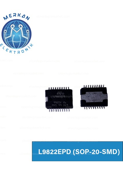 L9822EPD (Sop-20-Smd) Orijinal Oto Beyin Tamir Entegreleri Merkan Elektronik