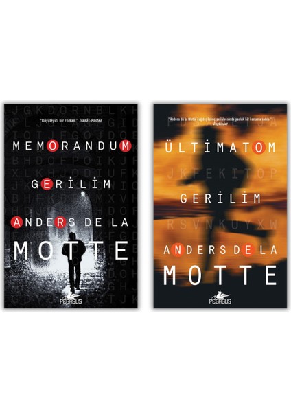 Memorandum Serisi Seti (2 Kitap) – Polisiye Gerilim ve Casusluk Romanları – Anders De La Motte