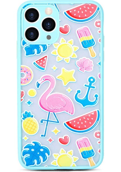 iPhone 11 Pro Max Uyumlu Snel Fily Kapak-Turkuaz