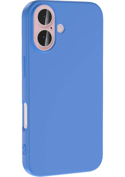 Apple iPhone 16 Plus Kılıf Snel Lsr Laaakan Kapak-Mavi modelleri