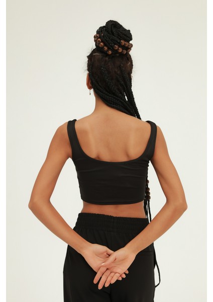 Kalın Askılı Crop Büstiyer fiyatları