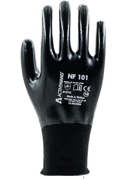 NF-101 Koruyucu Dayanıklı Profesyonel Iş Eldiveni 12'li