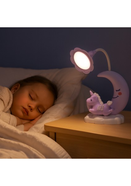 18CM Şarj Edilebilir Ay Dede Masa Lambası – Yumuşak LED Işık, Çok Işlevli Başucu ve Dekoratif Gece Lambası, Göz Koruyucu Aydınlatma, Abs Gövde, Taşınabilir Mini Tasarım | HK28 fiyatları