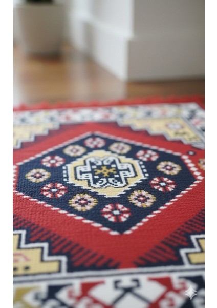 Makina Halısı Kilim Seccade 60 x 90 Özel Kumaş Yıkanabilir Deforme Olmaz Umre Hac Namazlık Hediye fiyatları