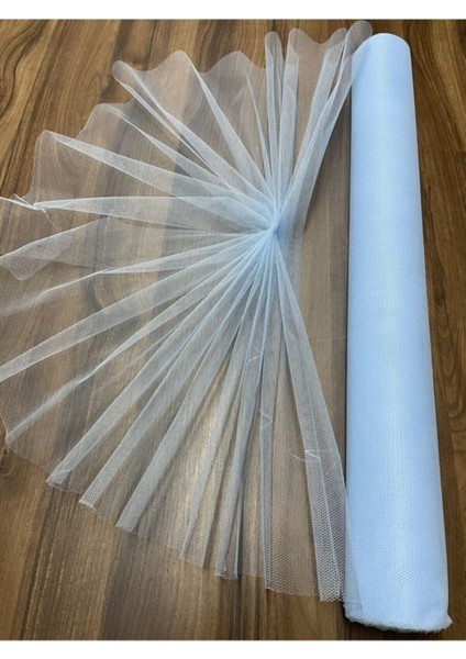 Grek Tül Süs Tülü Parti Kapı Süsü Bebek Nikah Şekeri Süsleme Tütü Tülü 70CM x 27METRE Bebe Mavi fiyatları