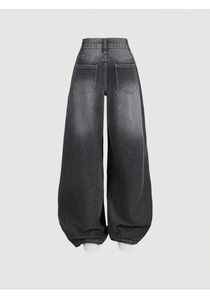 Antrasit Baggy Salaş Cepli Bol Kesim Kot Pantolon fiyatları