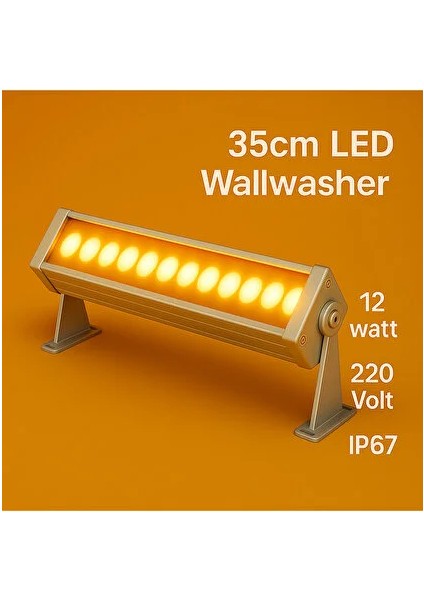 LED Wallwasher / 12W Amber / 35CM Forlıfe modelleri