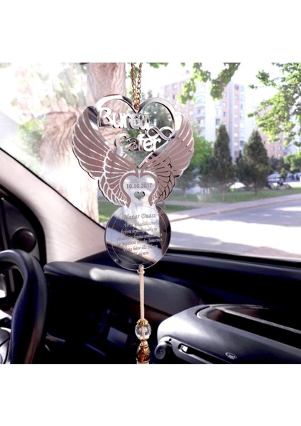 Dikiz Aynası Süsü - Kişiye Özel Pleksi Dikiz Ayna Süsü modelleri