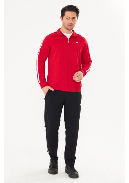 Erkek Pamuklu Eşofman Takımı Kırmızı 201550-K