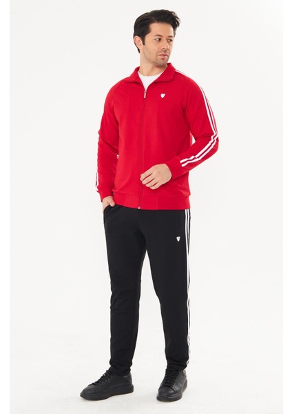 Erkek Pamuklu Eşofman Takımı Kırmızı 201550-K fiyatları