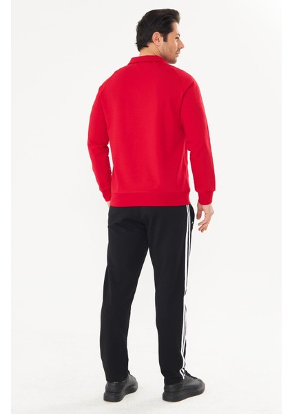 Erkek Pamuklu Eşofman Takımı Kırmızı 201550-K