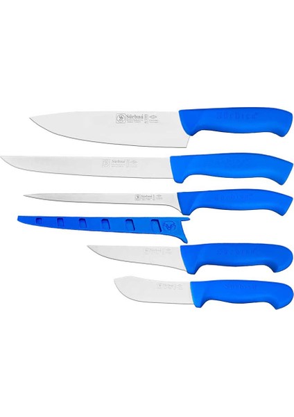 Sürbisa Orjinal Sürmene Balık Bıçak Seti 5 Parça