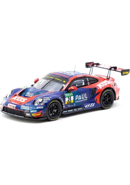 Tarmac Works x Ixo Models 1/64 Porsche 911 Gt3 R Dtm 2023 #24 - Ayhancan Güven modelleri