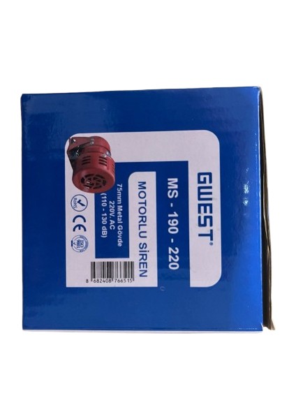 Motorlu Siren MS-190-220