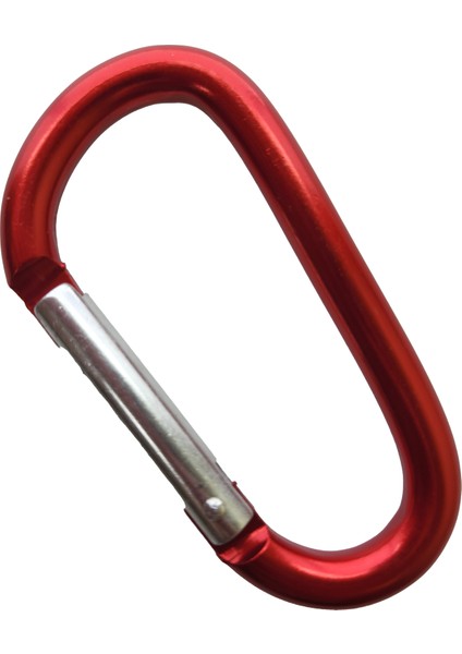 Alüminyum Kırmızı Karabina 8mm (5ADET)