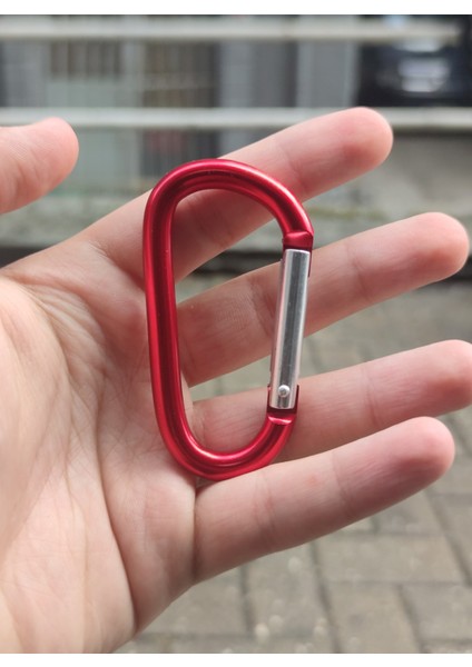 Alüminyum Kırmızı Karabina 8mm (5ADET) fiyatları