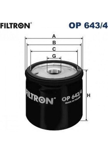 Xmpdby Yağ Filtresi Clio Iii 05- Cliov 19- Fluence 09-Logan 05-Megane Ii 02-08 Megane Iii 09- Master Ii 0 1- Qashqai 06-12 Juke 10- Micra V 16- 1.0 Sce 1.5 Dci 1.9 Dci OP643.4