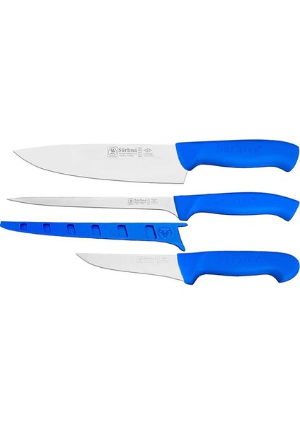 Sürbisa Orjinal Sürmene Balık Bıçak Seti 3 Parça