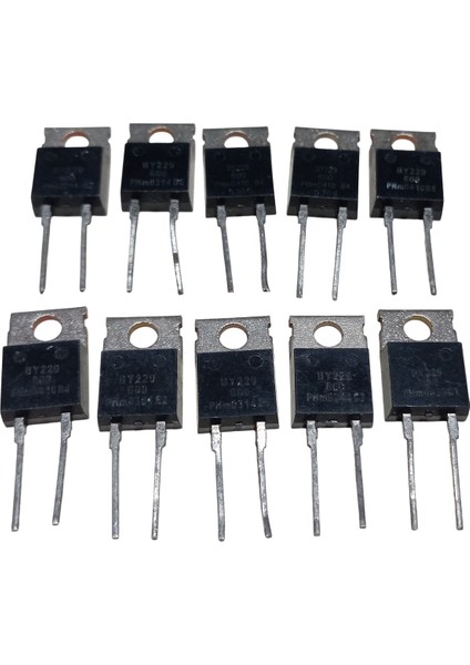 10 Adet BY229-600 8A 600V TO-220 Hızlı Diyot fiyatları